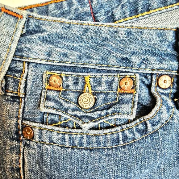 True Religion Joey Flare Jeans 30 Embroidered "Madame Mystery" Limited Edition - Picture 7 of 16